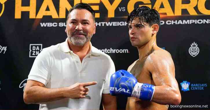 Oscar De La Hoya rules out one reported opponent for Ryan Garcia: “That’s a misunderstanding”