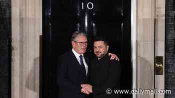 President Zelensky tells Keir Starmer 'you are always welcome in Ukraine' as he thanks outgoing PM for his support