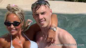 Life of the England World Cup rejects: Cole Palmer and his girlfriend lap up the sun in Ibiza, Phil Foden's at Disneyland - and Harry Maguire's selling stickers at Rockefeller Centre!