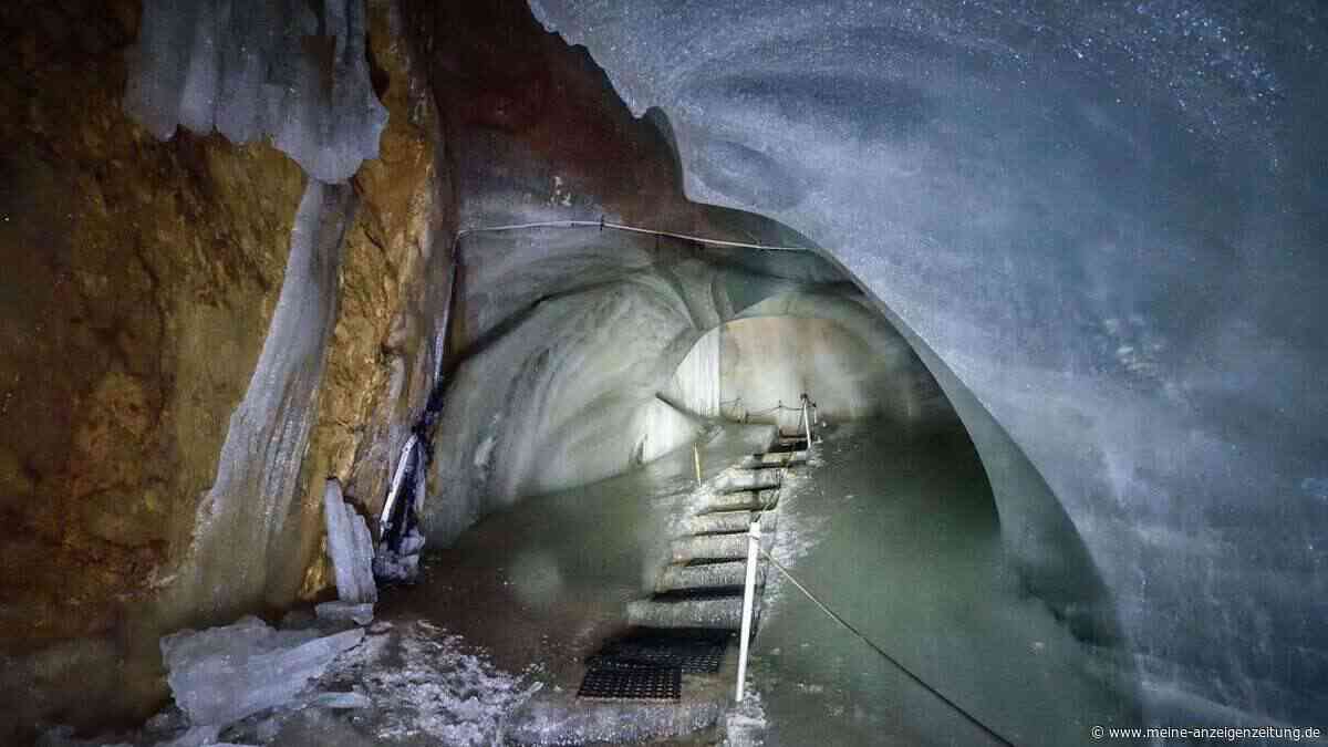 Abkühlung an Deutschlands kältestem Ort: hinab in die Eishöhle 