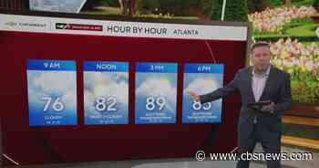 Dangerous heat followed by severe storms expected across metro Atlanta Monday
