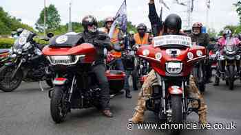 Thousands of bikers take to road to honour Hairy Biker Dave Myers