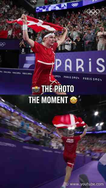 An iconic celebration, from a legendary Olympian. 🤩🇩🇰