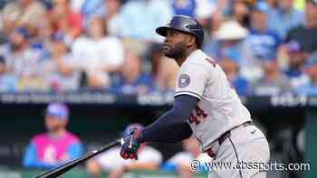 American League home run leader Yordan Alvarez won't participate in this year's Home Run Derby