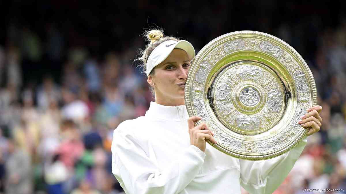 Wimbledon-winnares Markéta Vondrousová (26) vier jaar geschorst na weigeren dopingtest