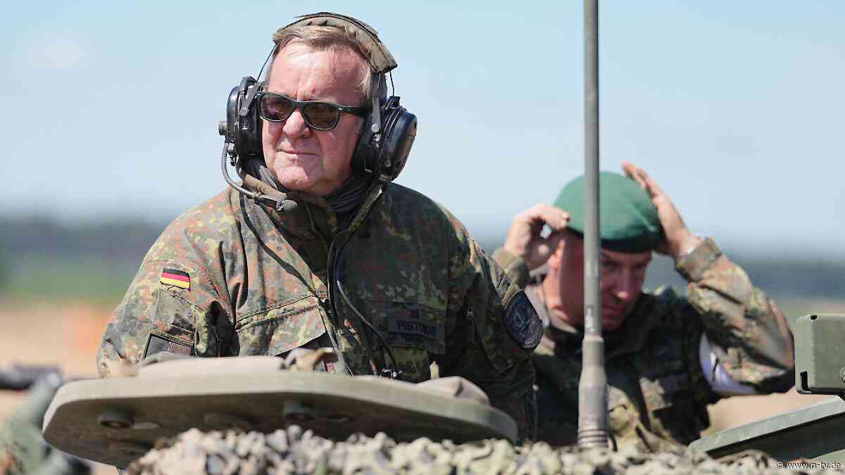 Bei zu wenig Freiwilligen: Pistorius will Soldaten notfalls Marschbefehl nach Litauen erteilen