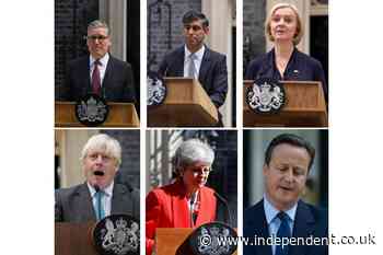 A look at the quick succession of British prime ministers in the past 10 years