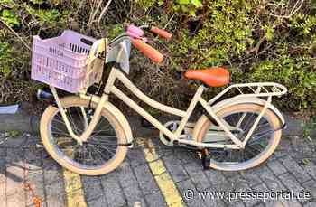 POL-MS: Kinderfahrrad sichergestellt - Polizei sucht Eigentümer