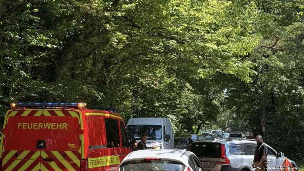 Feuerwehr muss am Karlsfelder See Parkplätze einweisen