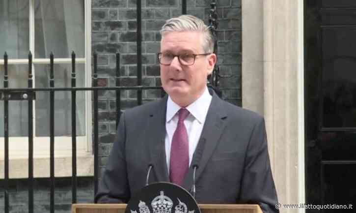 “Ora dedicherò il tempo a moglie e figli”: il discorso commosso di Starmer a Downing Street