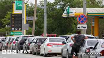 Fuel sales halted in occupied Crimea as Ukraine targets oil facilities