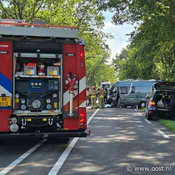 Automobilist overleden bij zwaar ongeval op N348 in Raalte