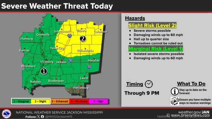 Severe Thunderstorm Watch Issued for Parts of Local Area