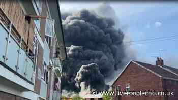 Widnes fire live as major incident declared and building in danger of collapse