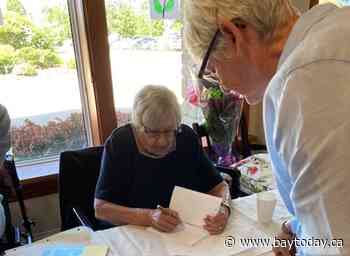 89 year old Marina Point resident hosts her book launch