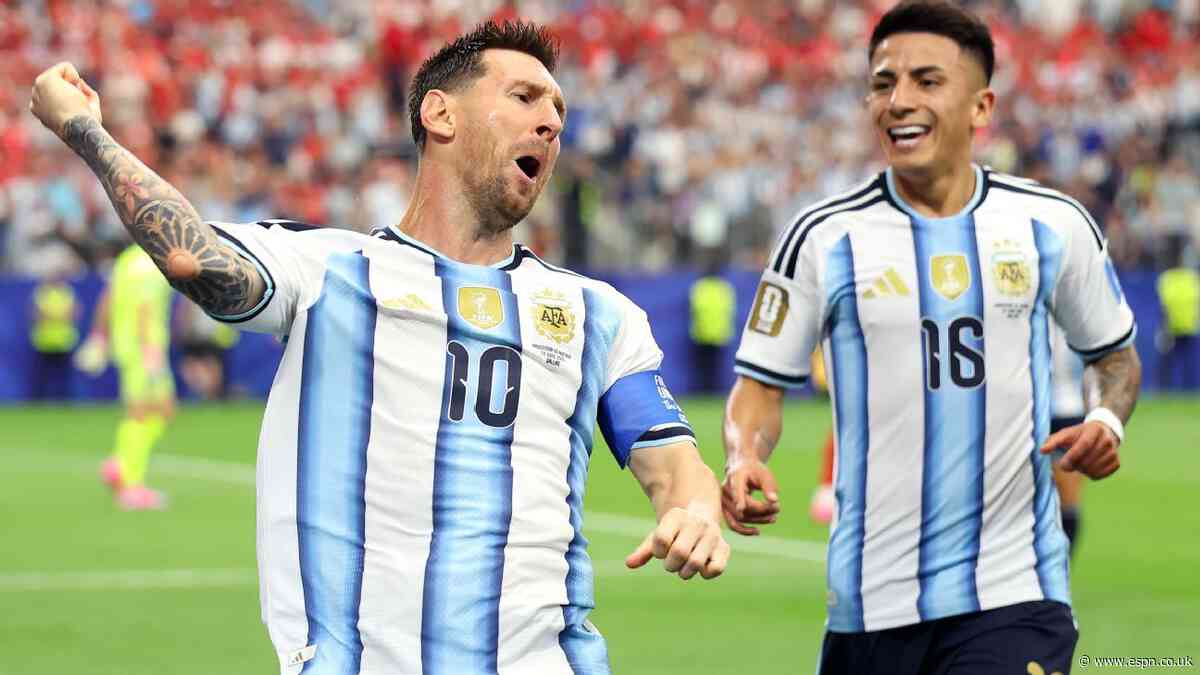 Messi breaks tie with Klose for most WC goals
