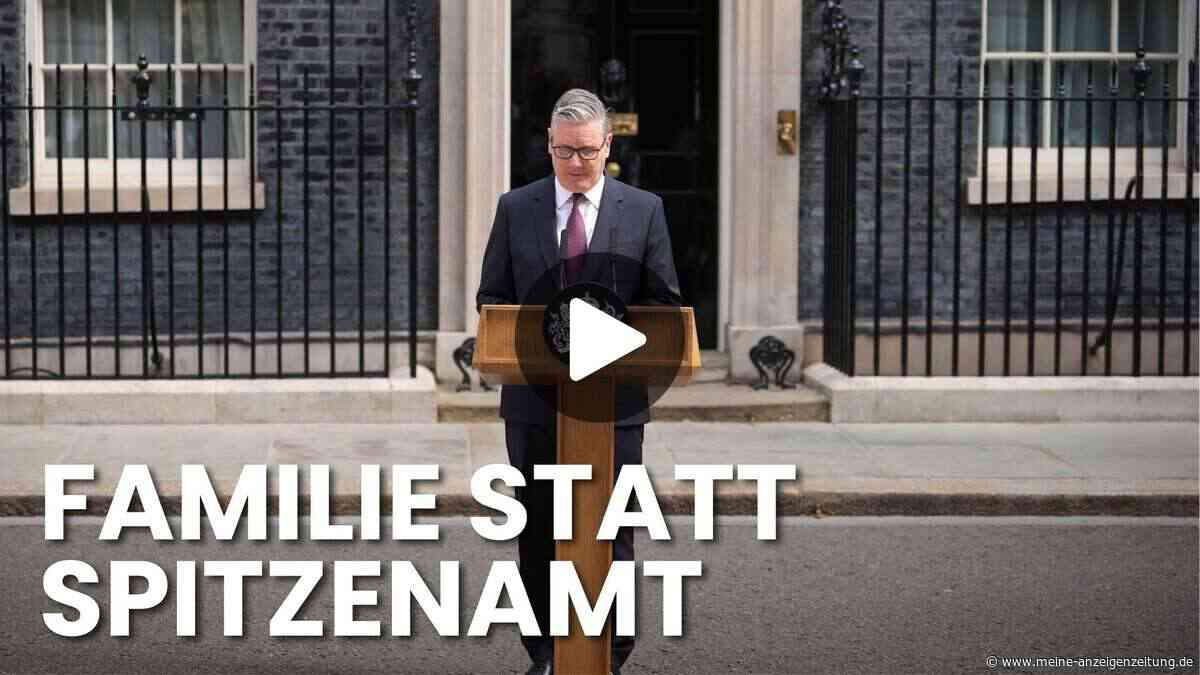 Emotionale Erklärung im Video: Starmer kämpft bei Rücktritt mit den Tränen