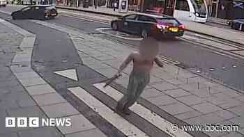 CCTV shows moments leading up to arrest in anti-Muslim attacks probe