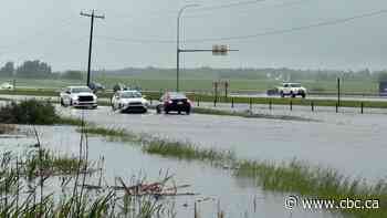 Deluge of rain leads to flooding, water restrictions in Edmonton and area