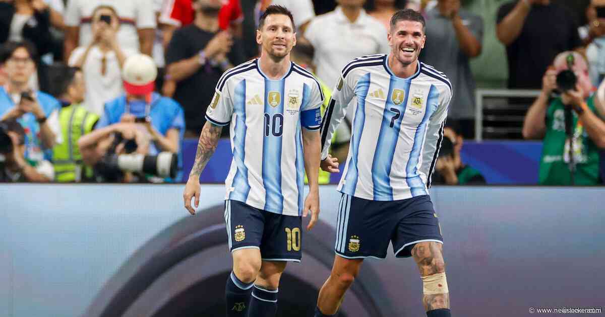 Argentinië dankzij recordgoal Messi op voorsprong, Alvarez komt erin tegen Oostenrijk