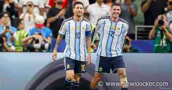 Argentinië dankzij recordgoal Messi op voorsprong, Alvarez komt erin tegen Oostenrijk