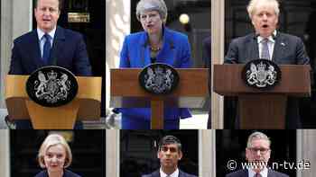 Chaotische Dekade : Wie Großbritannien sechs Regierungschefs in zehn Jahren verschleißt