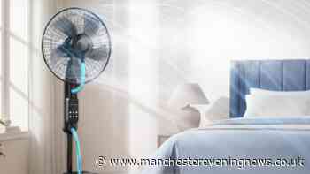 I found a 'quiet but powerful' fan that mists you as it cools with a big reduction
