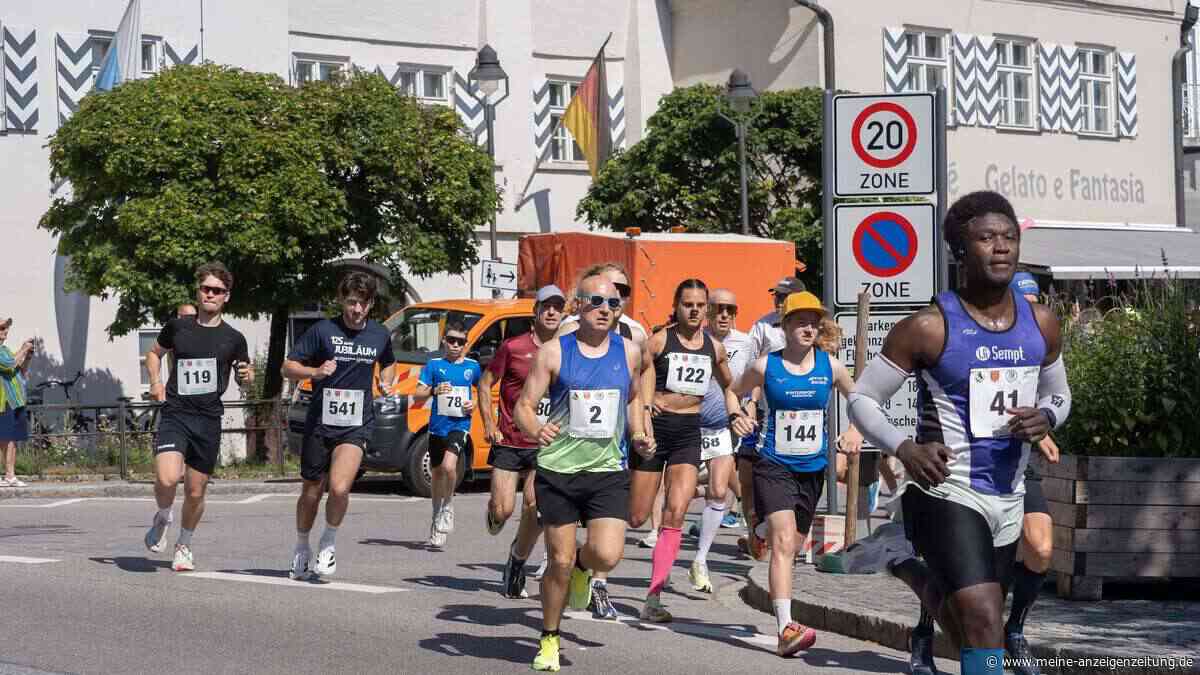 300 Läufer trotz Hitze: Siegerin nur 54 Sekunden hinter dem Mann