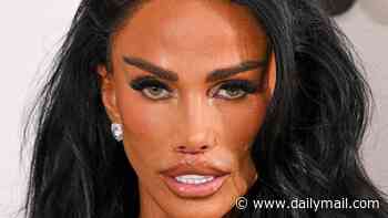Katie Price shows off the results of her corrective lip surgery as she wows in figure hugging black dress at the official launch of her new Sky documentary Nothing To Hide