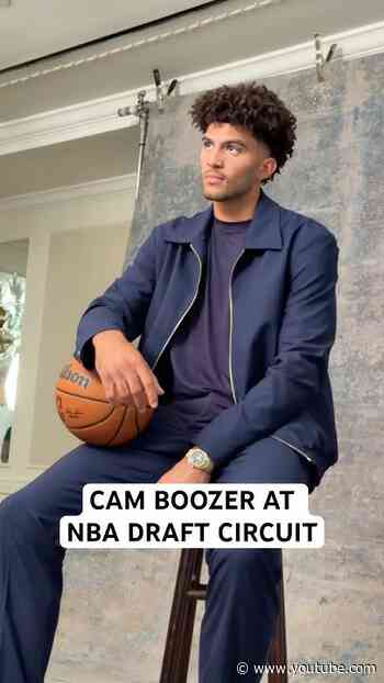 Cameron Boozer at the NBA Draft Media Circuit