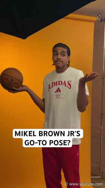Can you guess Mikel Brown Jr.’s go-to pose? 😂🤷‍♂️