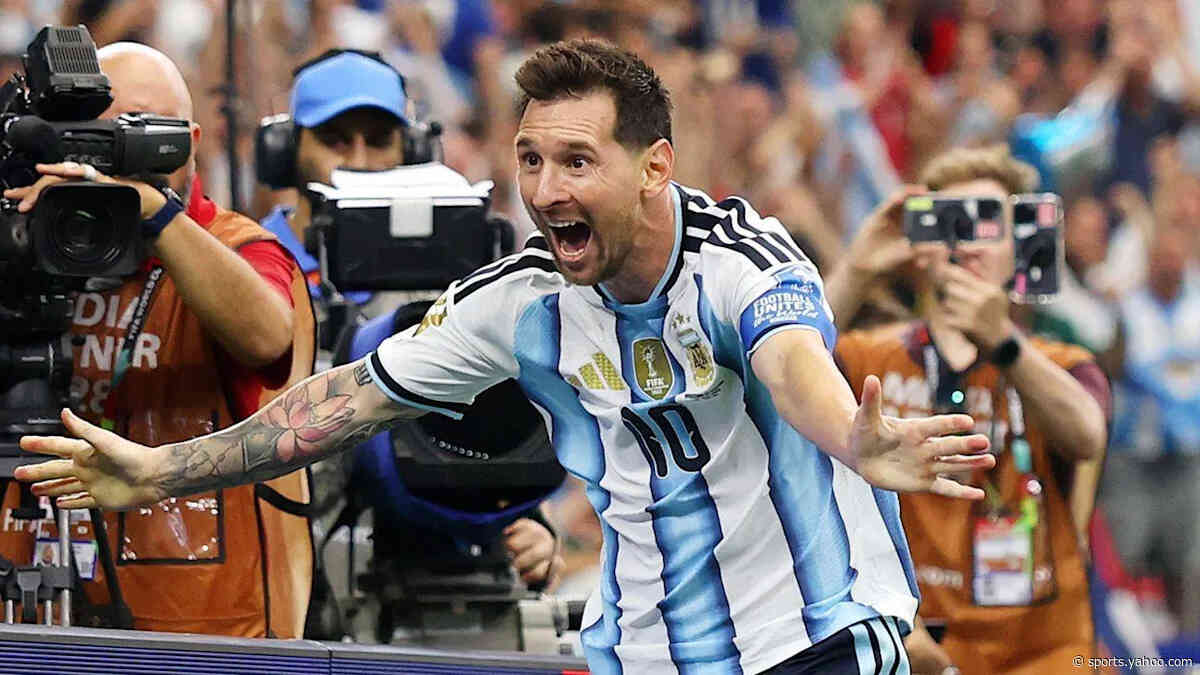 Watch as record-breaking Messi scores twice as Argentina beat Austria