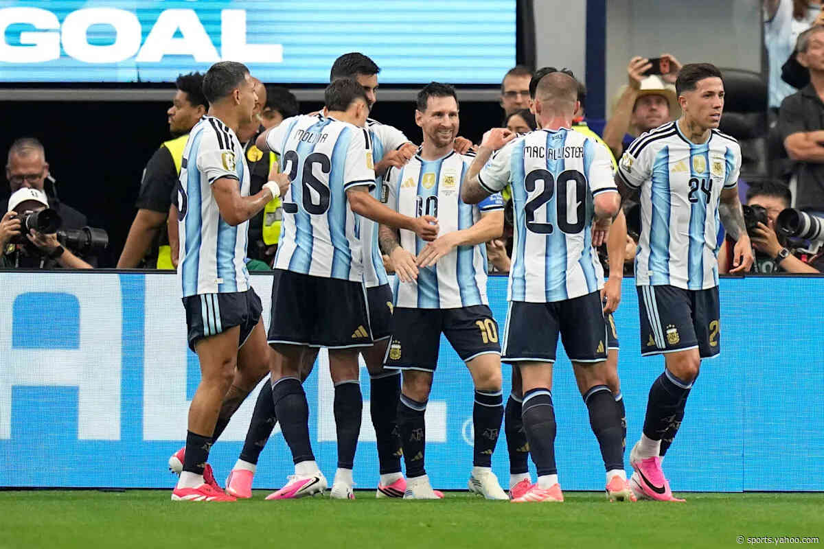 Lionel Messi now has 18 World Cup goals as Argentina takes down Austria 2-0