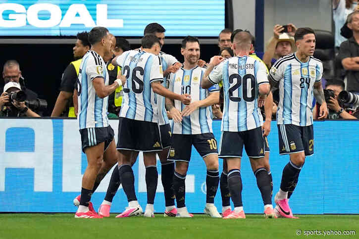 Lionel Messi now has 18 World Cup goals as Argentina takes down Austria 2-0