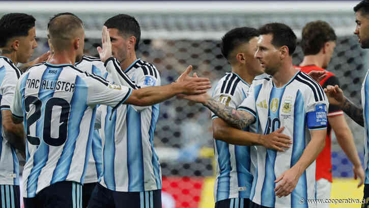 ¡Imparable! Messi decidió la victoria de Argentina con otro gol a Austria