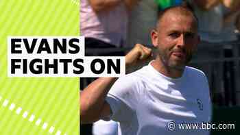 'Big smile!' - Evans reaches second round of Wimbledon qualifying