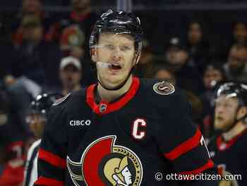 'C' ya later! Ottawa Senators GM Steve Staios says captain Brady Tkachuk asked to be traded
