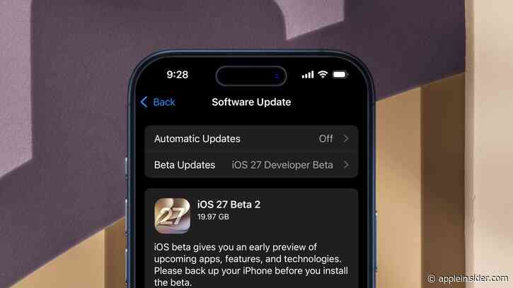 New in iOS 27 beta 2: Update an Apple TV in the Home app, Wallet Insights