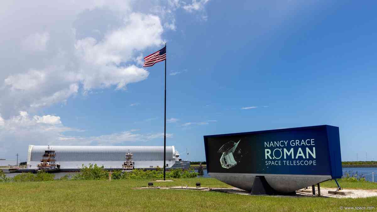 NASA's Roman Space Telescope arrives in Florida ahead of SpaceX Falcon Heavy launch this summer