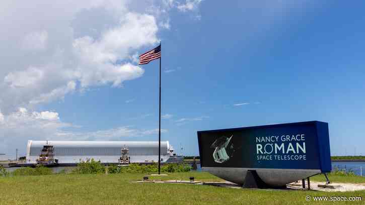 NASA's Roman Space Telescope arrives in Florida ahead of SpaceX Falcon Heavy launch this summer