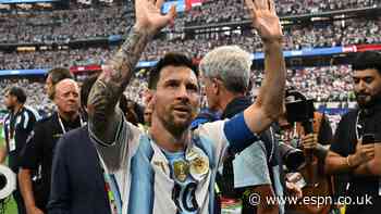 Messi breaks WC goal record, scores double in win