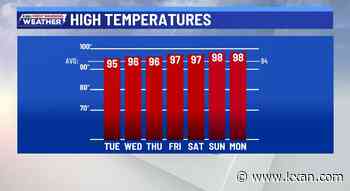 Wet pattern over as summer heat settles in