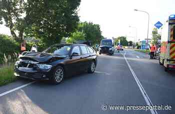 FW Pulheim: Verkehrsunfall auf L183 - Bonnstraße