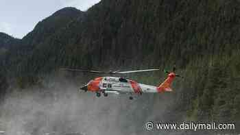 US Coast Guard members found with helicopter that crashed outside of remote Alaska town rushed to hospital