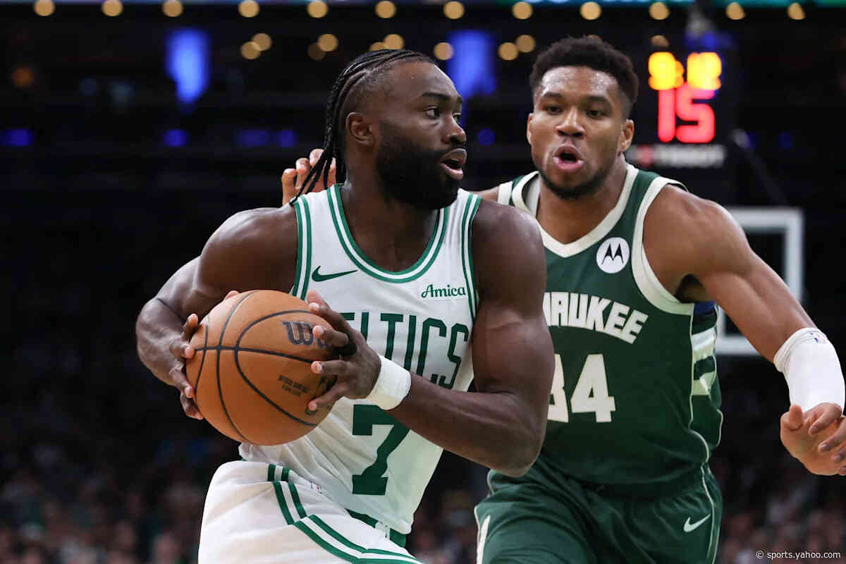 Jaylen Brown answers rampant Giannis Antetokounmpo trade rumors