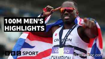 Glave wins maiden 100m UK title with sub-10 time