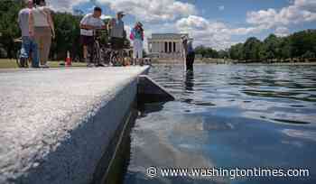 Trump faces pile-on from the left over reflecting pool fiasco