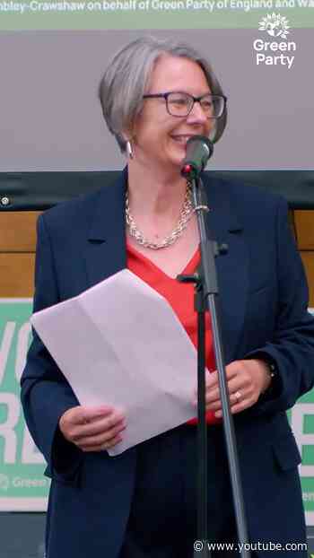 "Like Gorton and Denton, this is going to be a straight race between the Green Party, with our messa