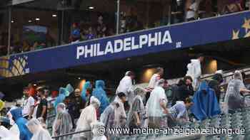 Frankreich gegen Irak jetzt im Liveticker: Stadion wird geräumt – Wetter-Chaos befällt Philadelphia