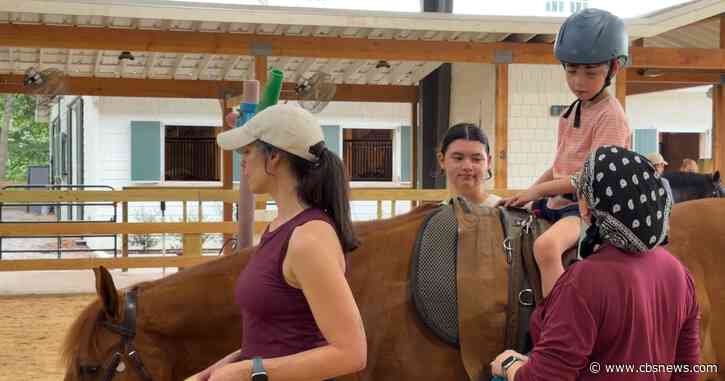 At Atlanta's Chastain Horse Park, 4-legged friends help patients of all ages through therapy
